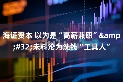 海证资本 以为是“高薪兼职” 未料沦为洗钱“工具人”
